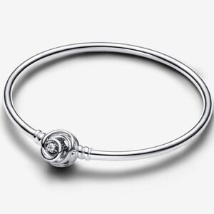 Pandora Silver Rose Bangle